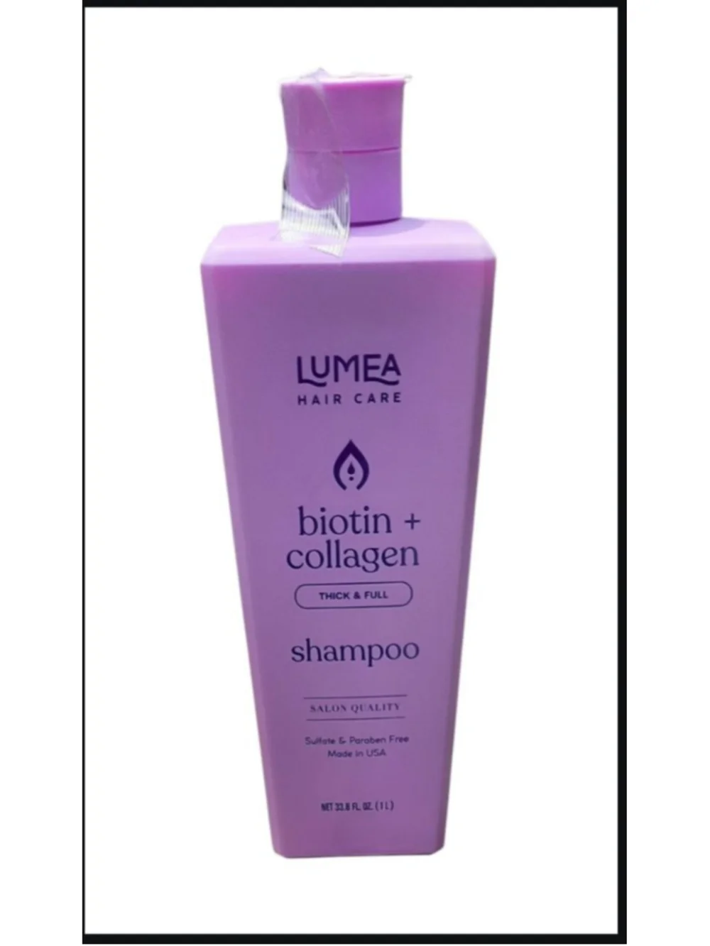 LUMEA Hair Care Shampoo Keratin Vitamin E Biotin Collagen Sulfate Free 1L